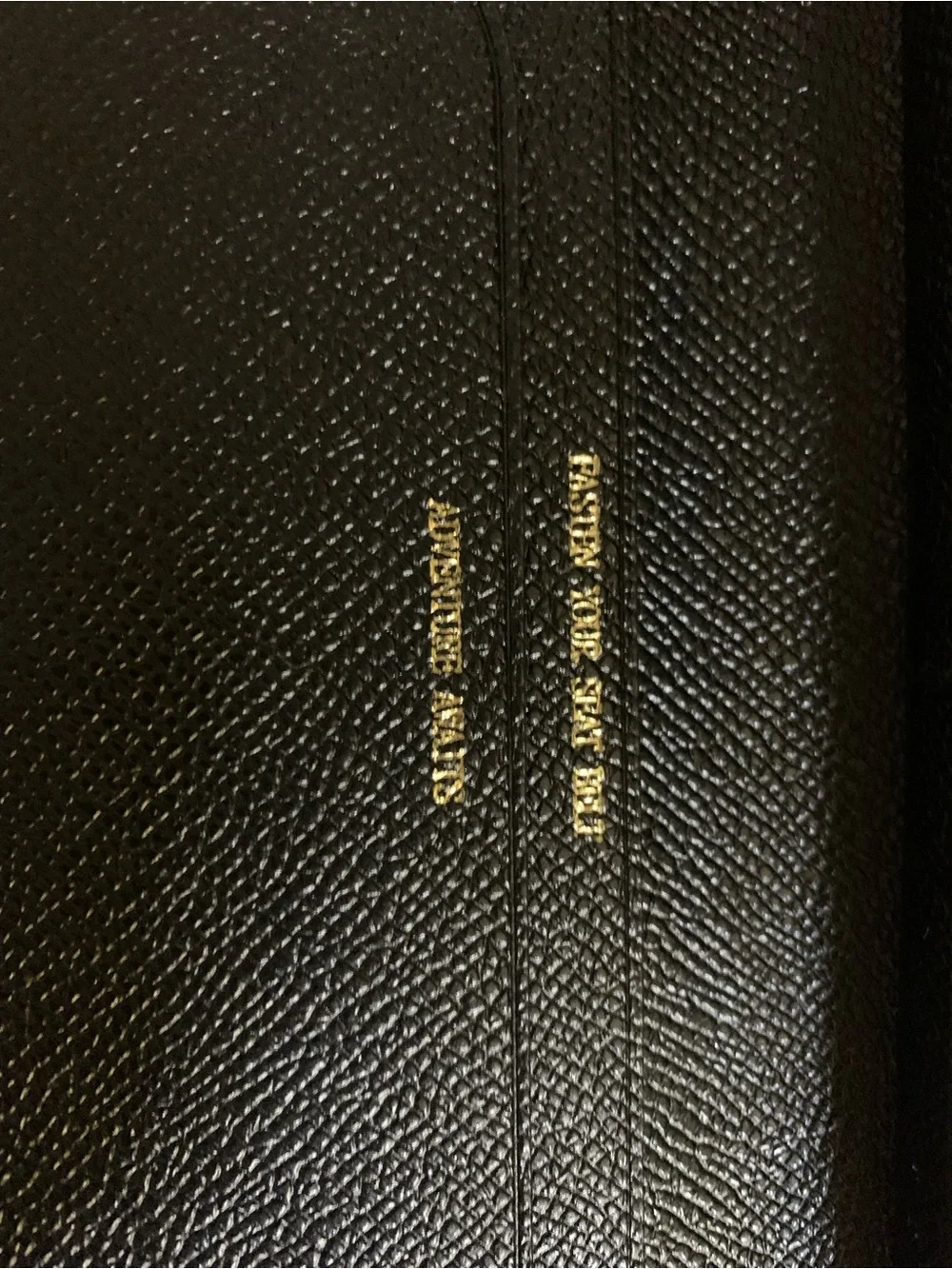 Coach Black Pebbled Leather Travel Wallet Wristlet with Gold Logo Accent